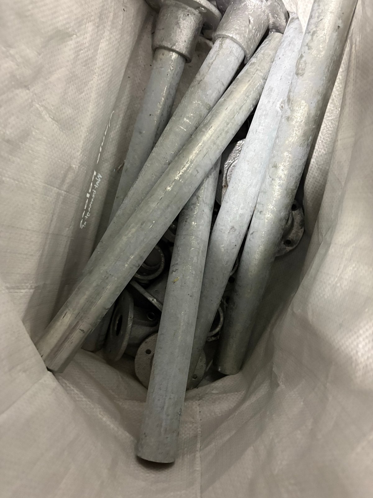 Gegalvaniseerde buizen met flenzen, Ophalen, 100 tot 250 mm, Gebruikt, Overige typen
