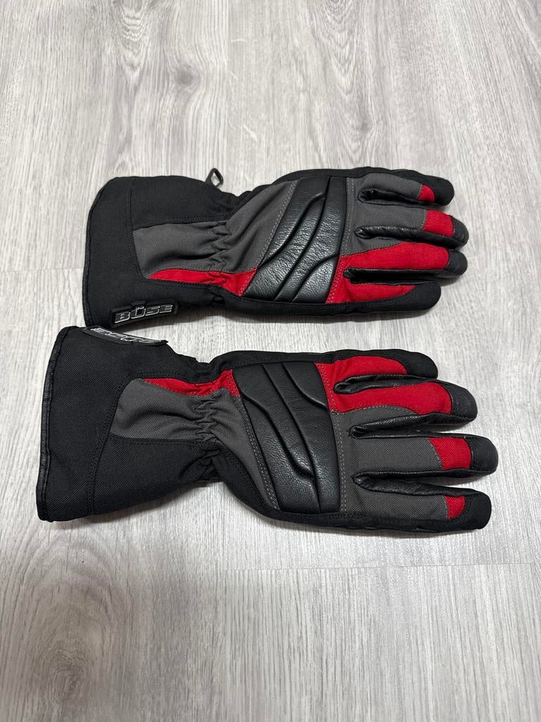 Büse motorhandschoenen - Zwart/Rood maat medium, Ophalen of Verzenden, Tweedehands, Heren, Handschoenen