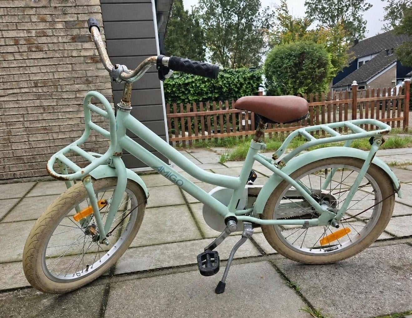 Pastelgroene AMIGO Bella meisjesfiets, Fietsen en Brommers, Ophalen, Gebruikt