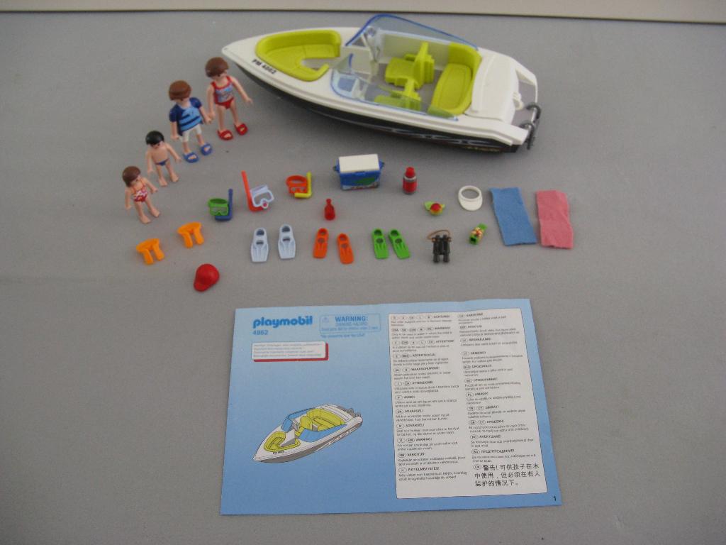 playmobil 4862 Speedboot, Ophalen of Verzenden, Zo goed als nieuw