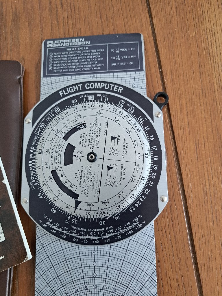 Jeppesen Sanderson flight  computer, Ophalen of Verzenden, Zo goed als nieuw, Overige typen