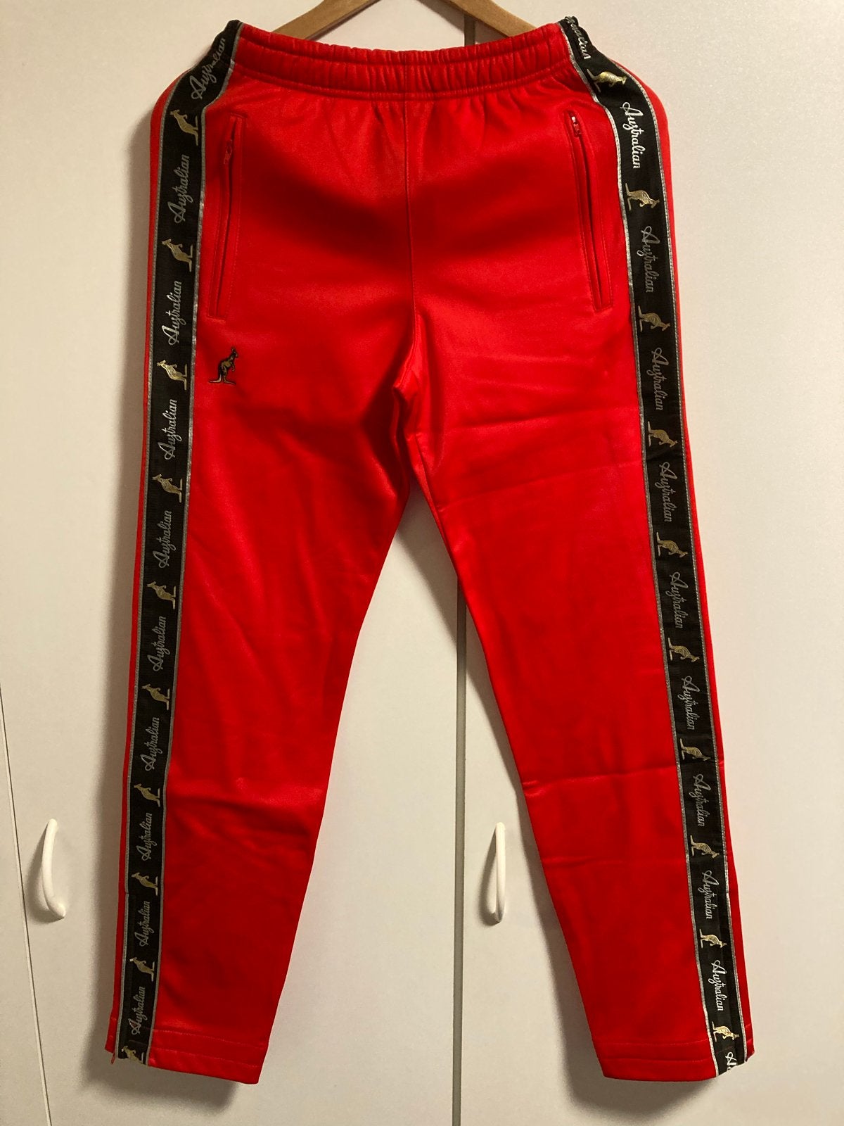 Australian broek rood - Maat 2XS, Ophalen of Verzenden, Nieuw, Rood