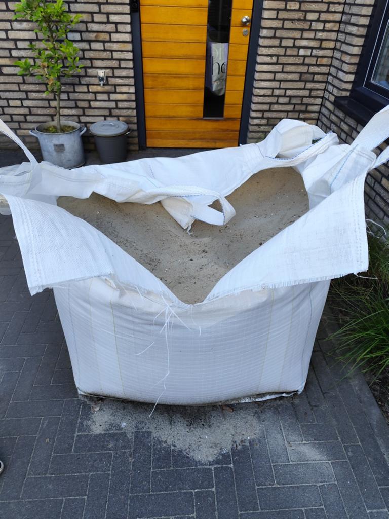 1/2 kuub drainagezand in bigbag, gratis af te halen, Tuin en Terras, Zand, Ophalen