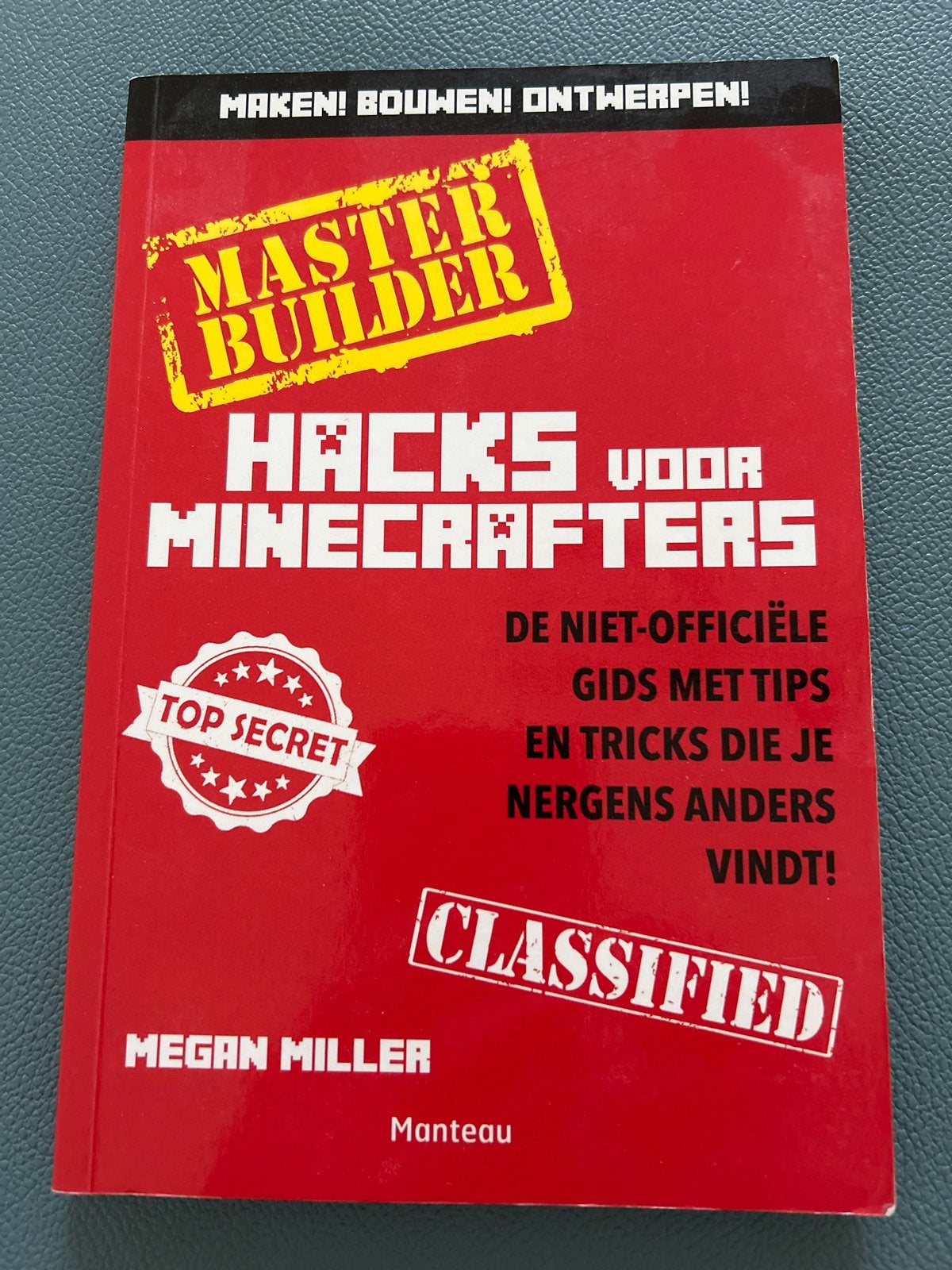 Master Builder Hacks voor Minecrafters - Top Secret Gids, Ophalen of Verzenden, Gebruikt, Overige merken