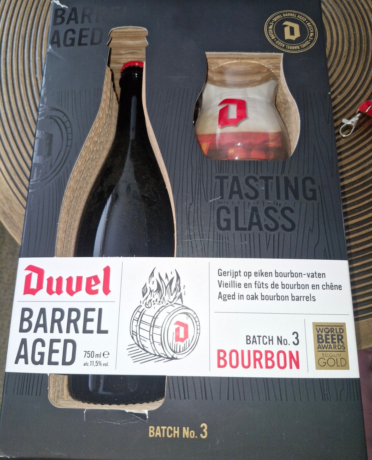 Duvel Barrel Aged Batch 3, Verzamelen, Ophalen of Verzenden, Nieuw, Flesje(s), Duvel