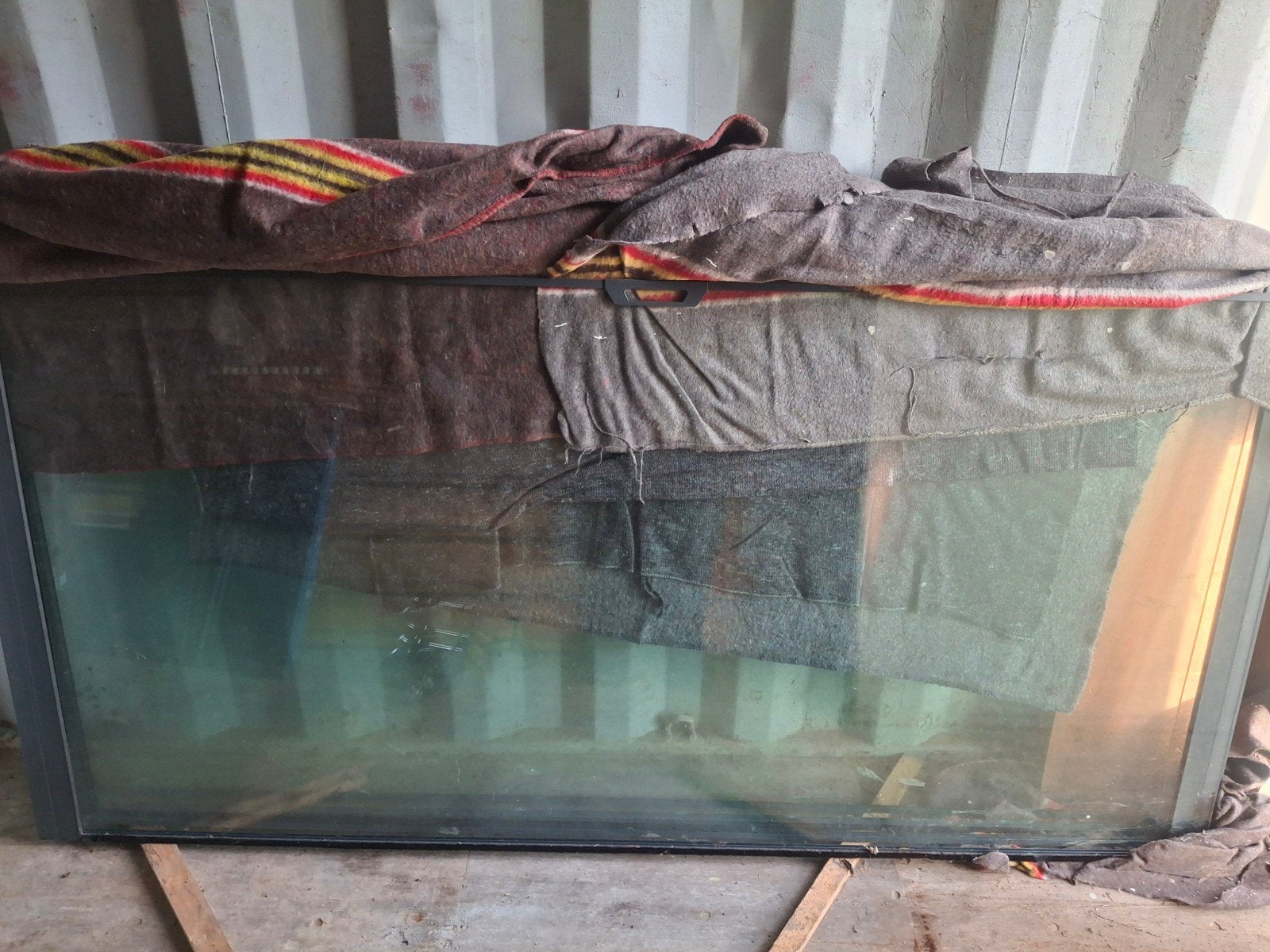 4 Glazen schuifdeuren complete 4 railsysteem mat antraciet 3, Doe-het-zelf en Verbouw, Glas en Ramen, Ophalen, Gebruikt, 160 cm of meer