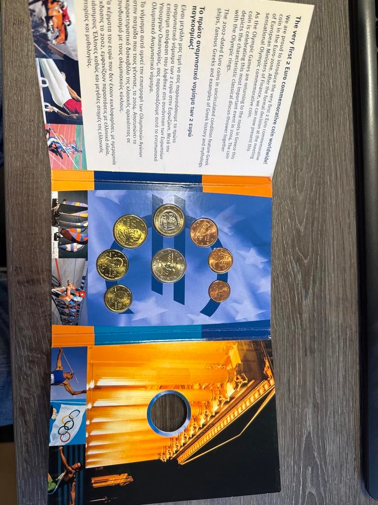 Grieks Euro Muntset 2004 - Olympische Spelen Athene, Ophalen of Verzenden, Griekenland, Overige waardes, Setje