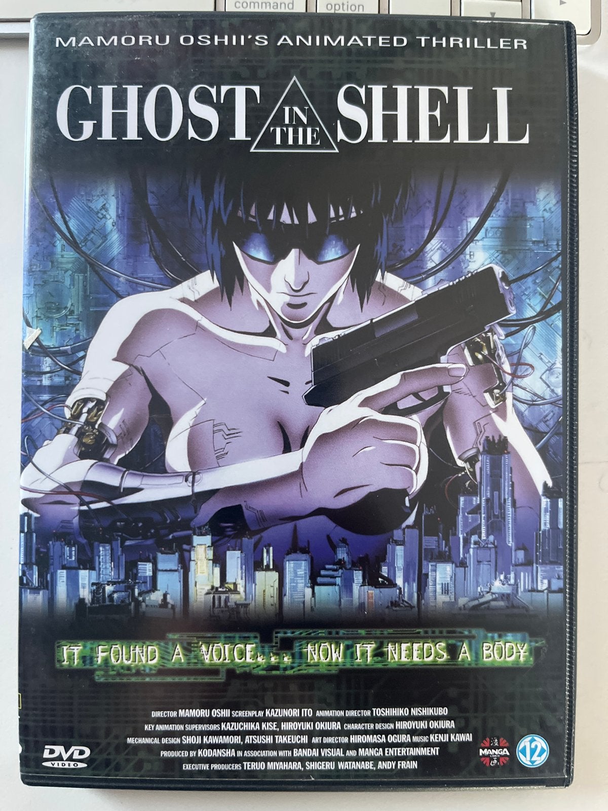 Ghost in the Shell DVD - Mamoru Oshii's Animated Thriller, Vanaf 12 jaar, Ophalen of Verzenden, Zo goed als nieuw, Science Fiction