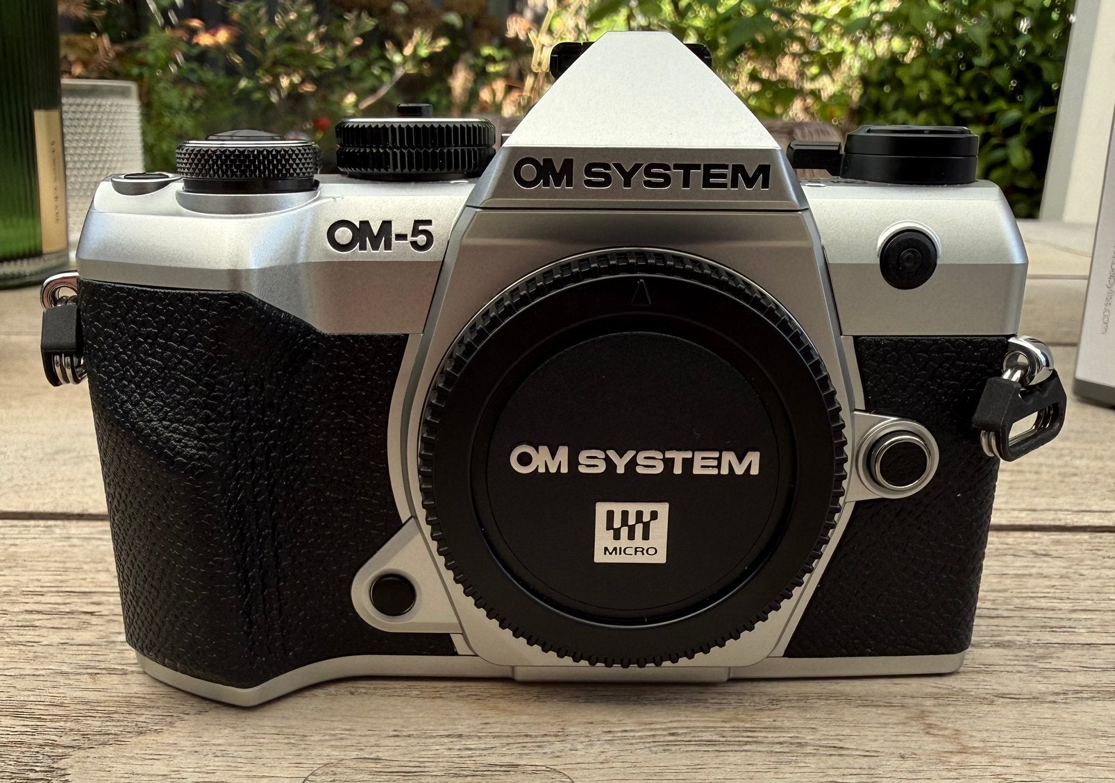OM SYSTEM OM-5 Mark II Zilver NIEUWSTAAT!! 396 clicks!!, Ophalen of Verzenden, 1980 tot heden, Fototoestel