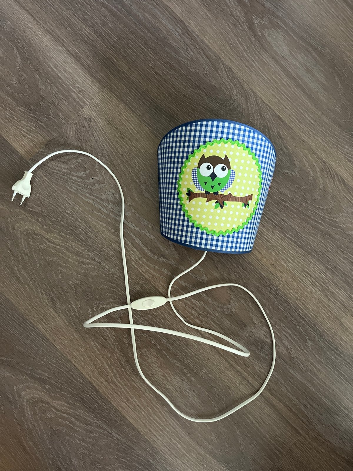 Leuke kinderlamp met uil design, Ophalen, Gebruikt, Ophangbaar, Meerkleurig
