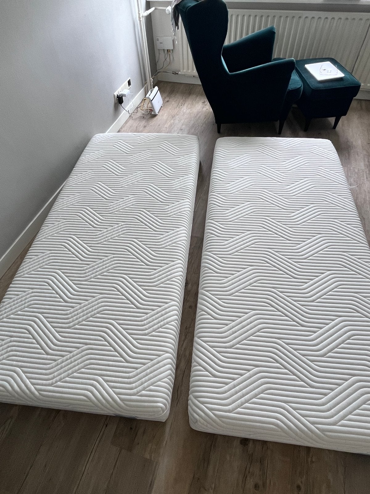 Tempur Cloud Supreme matras 90x200, €75,- p/st, Ophalen, Gebruikt, 90 cm, Eenpersoons