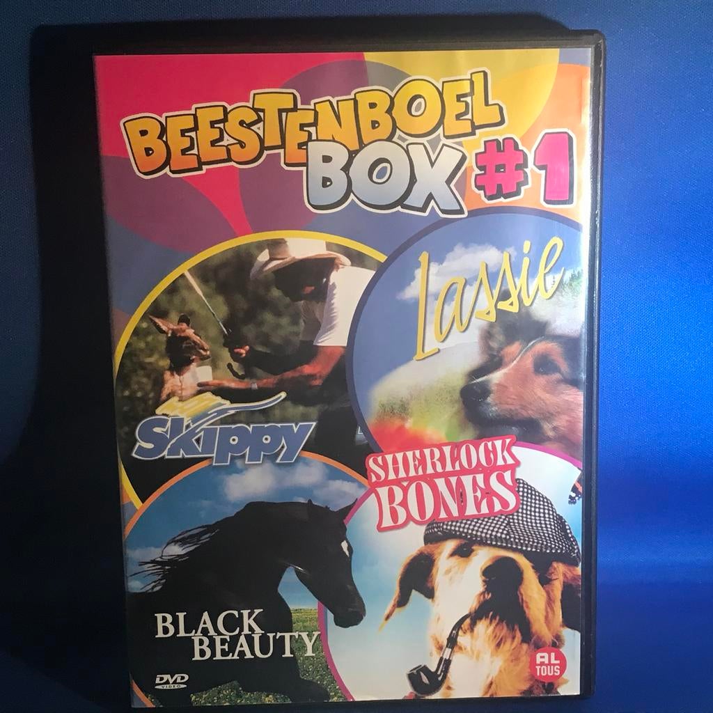Beestenboel Box #1 DVD - Lassie, Skippy, Sherlock Bones, Bla, Ophalen, Avontuur, Gebruikt, Alle leeftijden