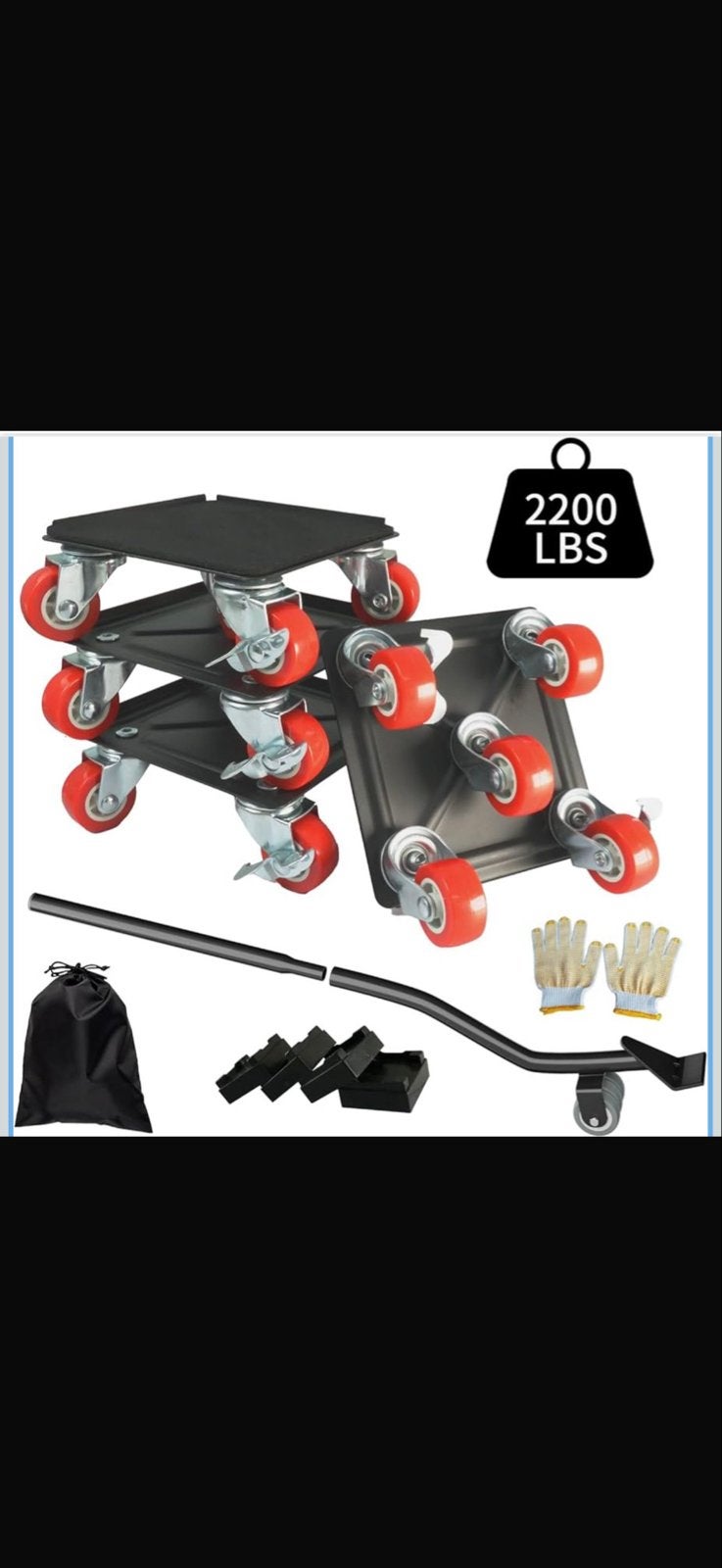 2x Meubel Mover Set 2200LBS - Furniture Dolly - Nieuw, Ophalen of Verzenden, Nieuw