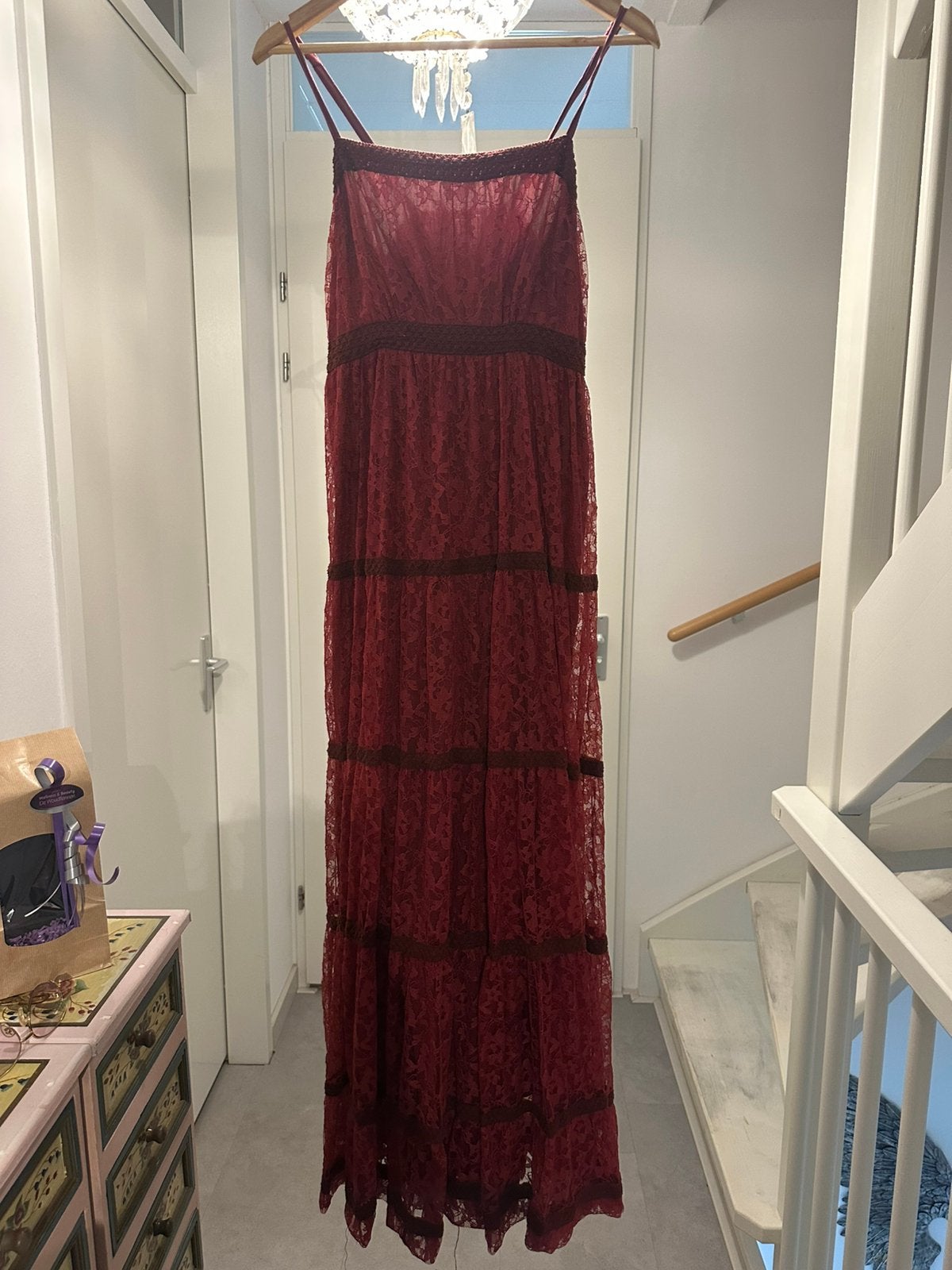 Jurk two sisters s/m, Kleding | Dames, Ophalen of Verzenden, Nieuw, Onder de knie