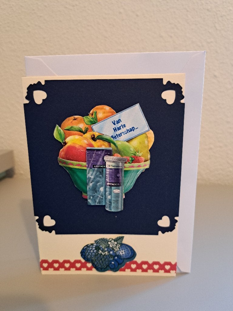 kaarten beterschap met envelop!, Hobby en Vrije tijd, Kaarten | Zelfgemaakt, Ophalen of Verzenden, Nieuw, Overige thema's