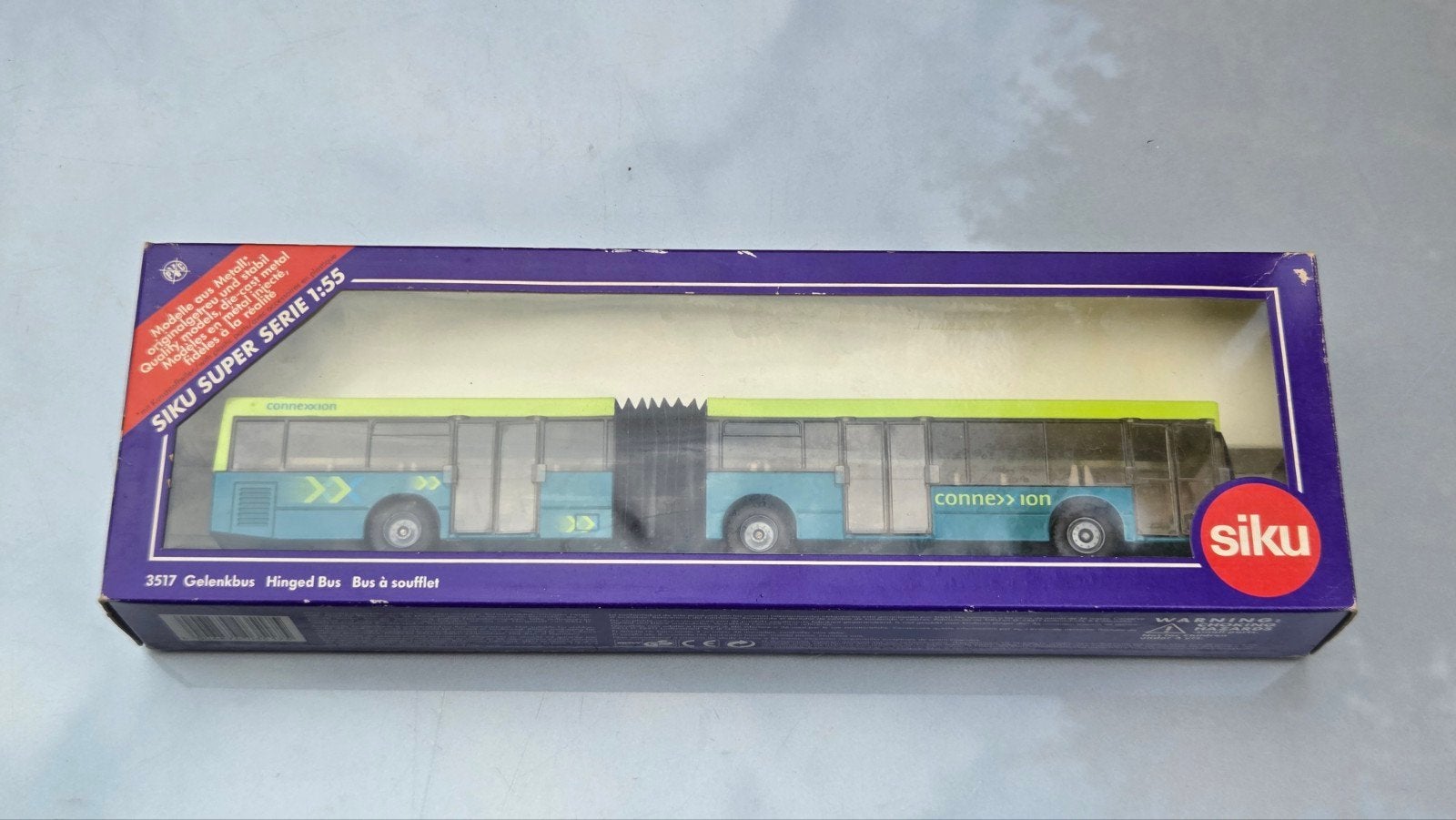 Oude Siku Connexxion bus modelauto promo 3517 Mercedes 1:56, Gebruikt, SIKU, Bus of Vrachtwagen, Nvt