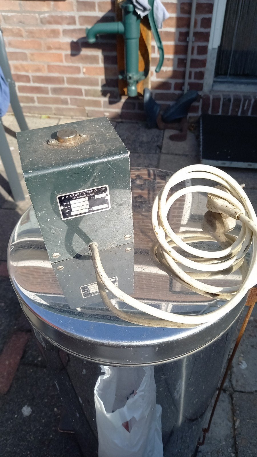 Vintage Ir H. Stoet's Radio n.v. SMR 54 transformator, Overige merken, Ophalen of Verzenden, Minder dan 60 watt, Gebruikt
