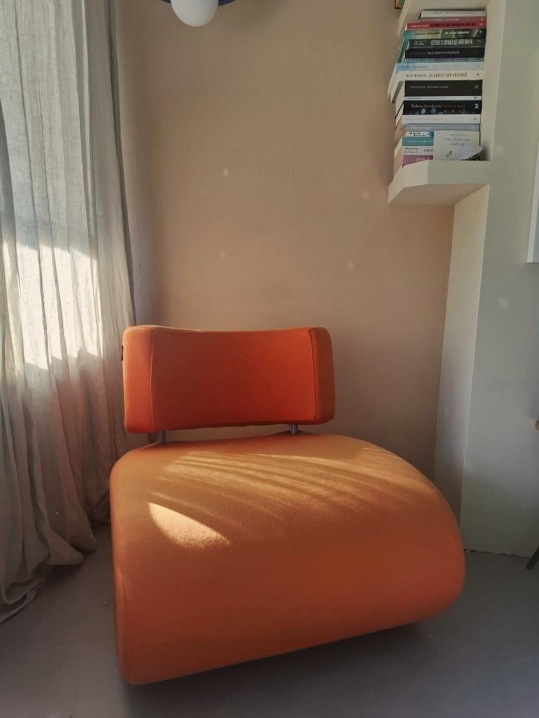 Softline Apollo Design Lounge Schommelfauteuil, Ophalen, Gebruikt, Design, 75 tot 100 cm