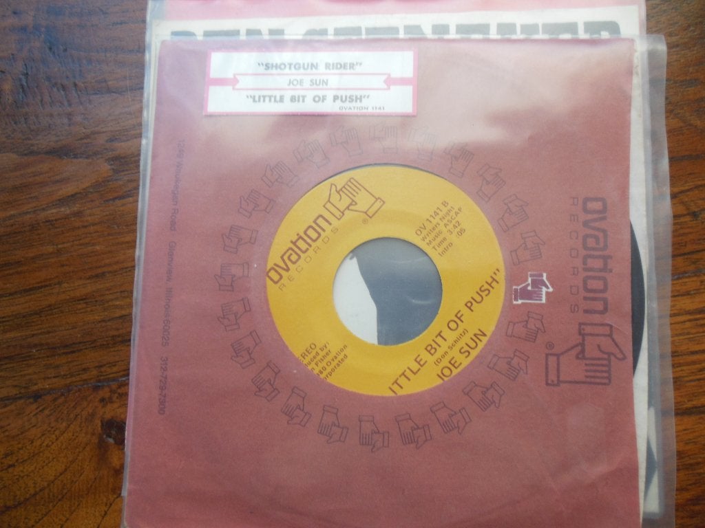 single joe sun ovation 45rpm jukebox vinyl records 7inch, Gebruikt, 7 inch, Single, Ophalen of Verzenden