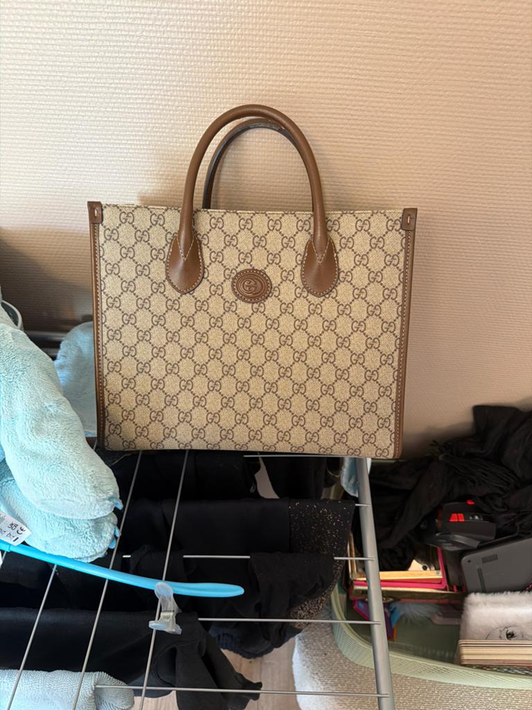 Originele Gucci tas met lichte beschadiging, Ophalen of Verzenden, Gebruikt, Bruin, Handtas