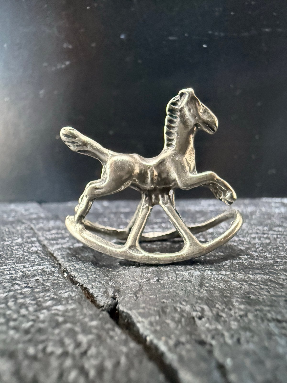 Zilveren miniatuur hobbelpaardje, Verzenden, Zilver