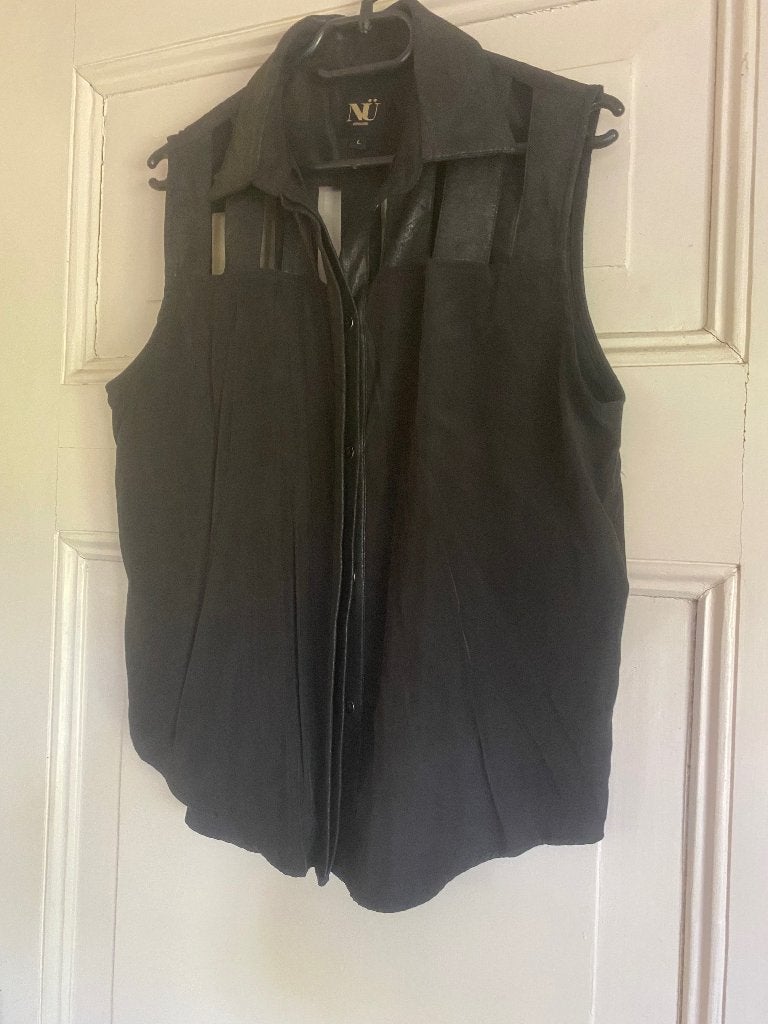 Nieuwe blousetop van Nu Denmark maat L, Maat 38/40 (M), Zwart, Nü Denmark, Nieuw