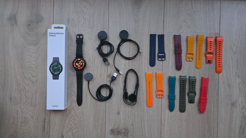 Samsung Galaxy Watch6 Classic (47mm, LTE) with box, Zwart, GPS, Ophalen of Verzenden, Zo goed als nieuw