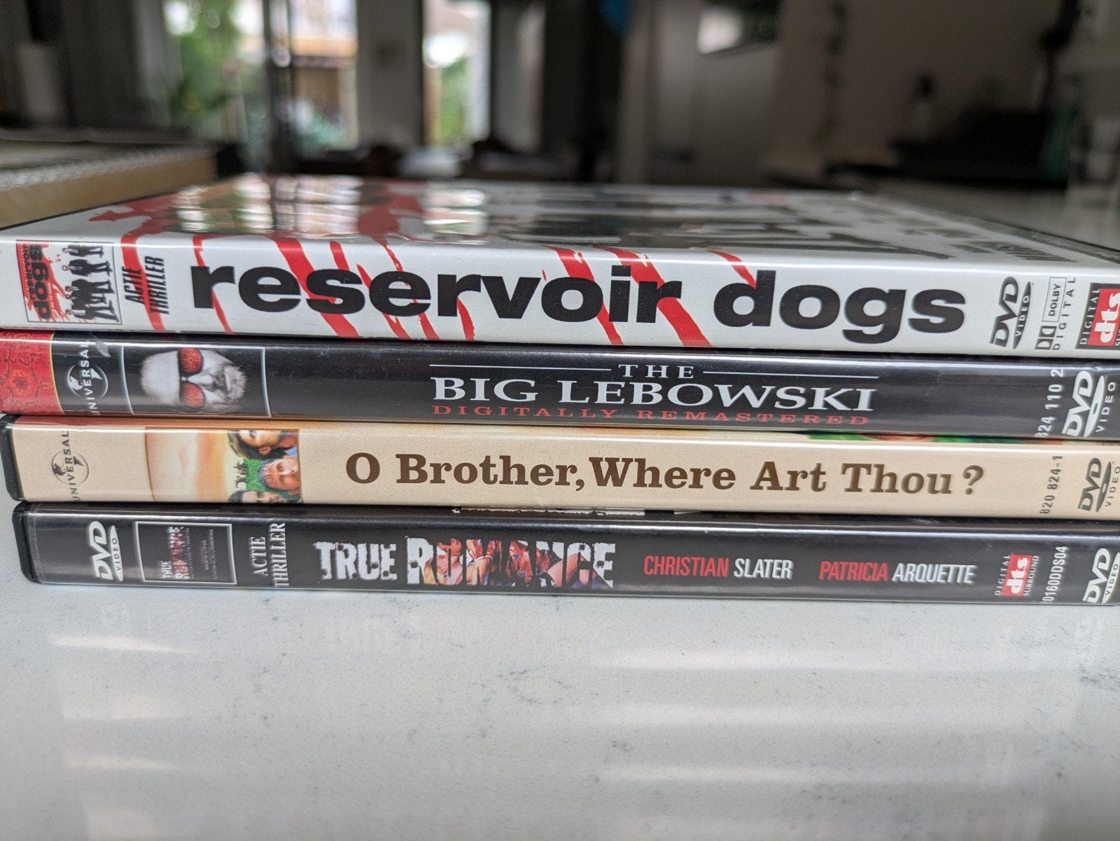 4 iconische films op DVD: Reservoir Dogs, The Big Lebowski, Cd's en Dvd's, Ophalen, Vanaf 16 jaar, Overige genres, Nederlands