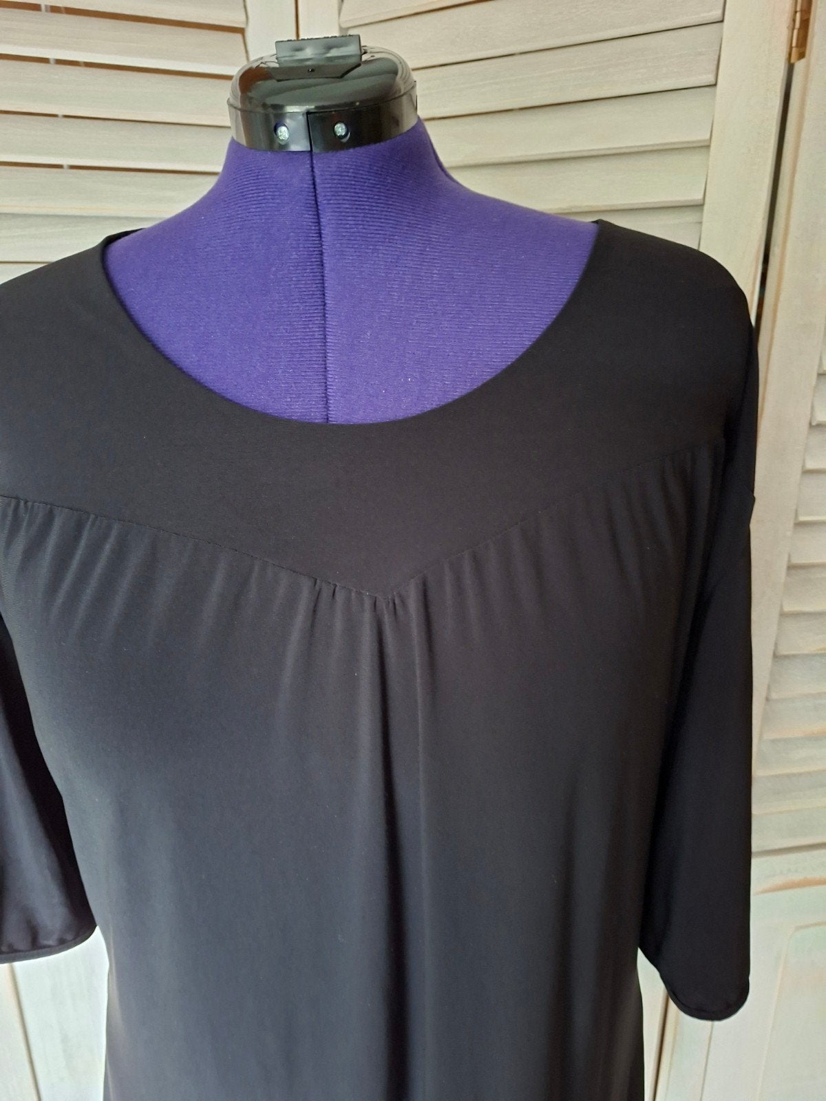 Magna top/tuniek zwart 48/50 zgan, Verzenden, Zo goed als nieuw, Maat 46/48 (XL) of groter, Zwart