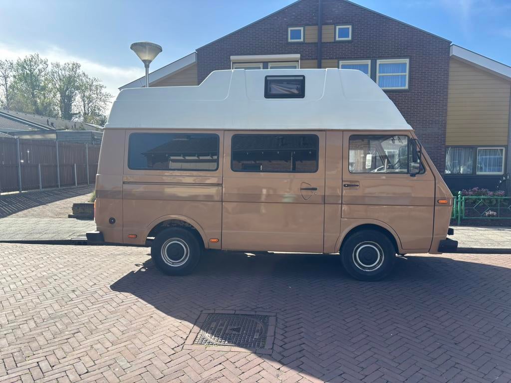 Volkswagen lt camper oltimer belasting vrij, Caravans en Kamperen, Buscamper of Camperbus, Volkswagen, Treinzit, Particulier
