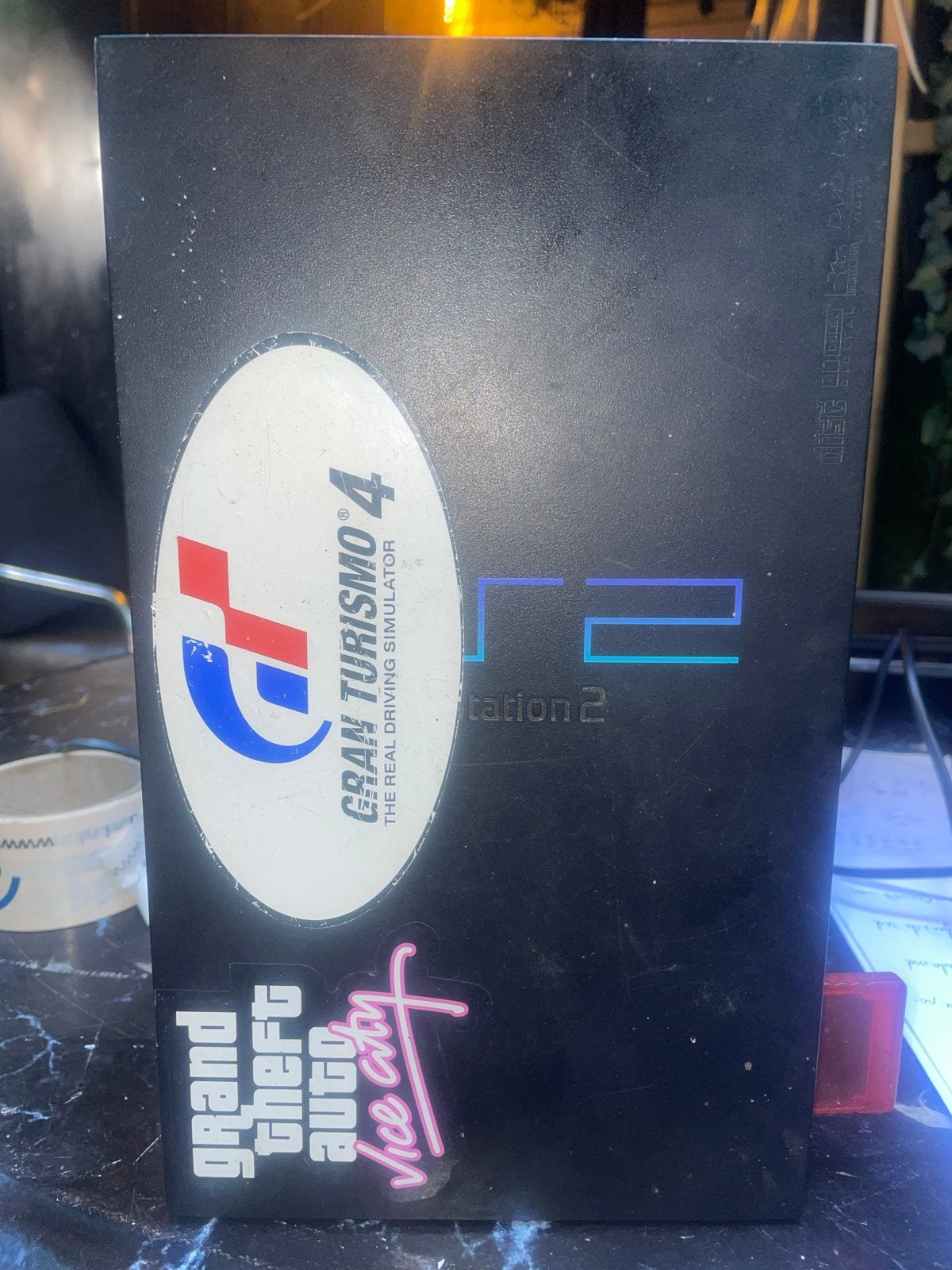 PlayStation 2 (Phat) met 2 controllers en alle kabels, Spelcomputers en Games, Gebruikt, Met games, Met 2 controllers, Ophalen of Verzenden