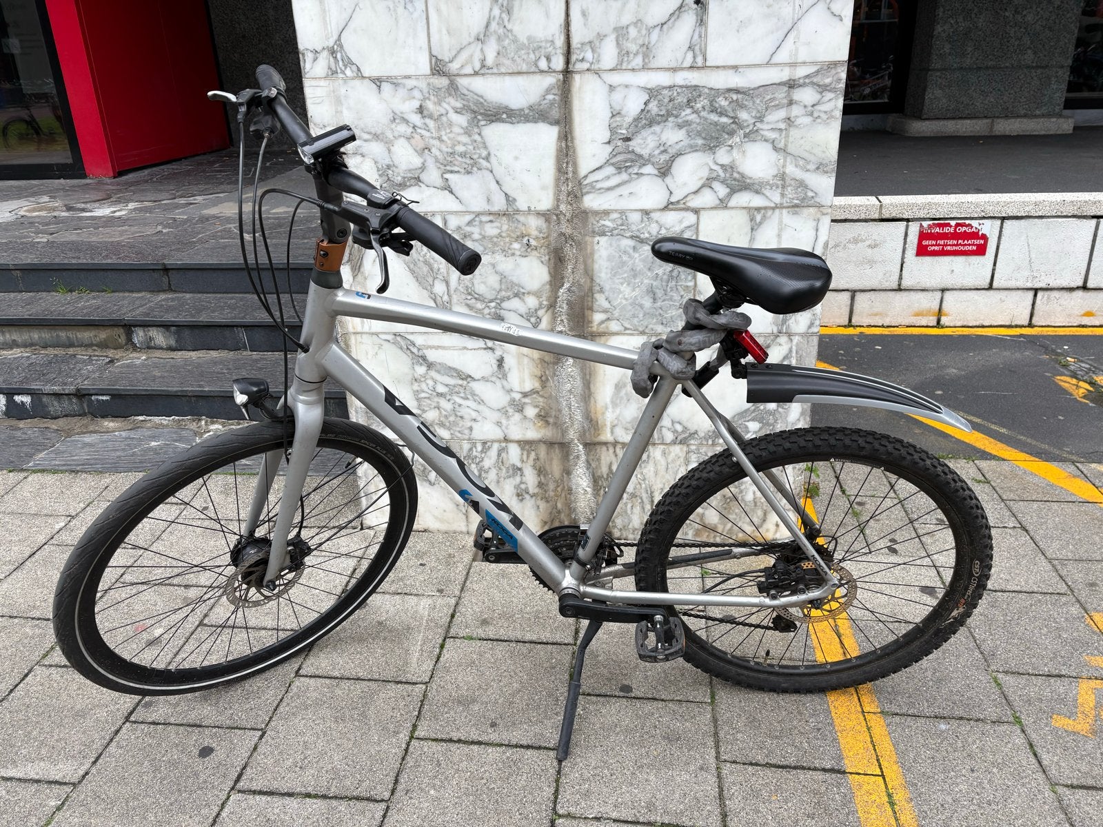 Koga Miyata F3 2.0 2019 Grijs, Fietsen en Brommers, Gebruikt, Versnellingen, 57 tot 61 cm, Schijfrem