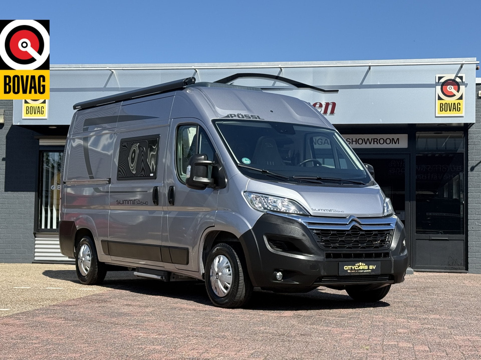 Pössl summit shine 540 165 pk buscamper dwasbed luifel trek, Buscamper of Camperbus, Bedrijf, Tot en met 3, 5 tot 6 meter