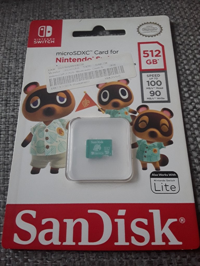 Nintendo Switch Micro Sd Card 512 GB .. NIEUW EN GESEALED, Ophalen of Verzenden, Nieuw, Zonder controller, Switch OLED