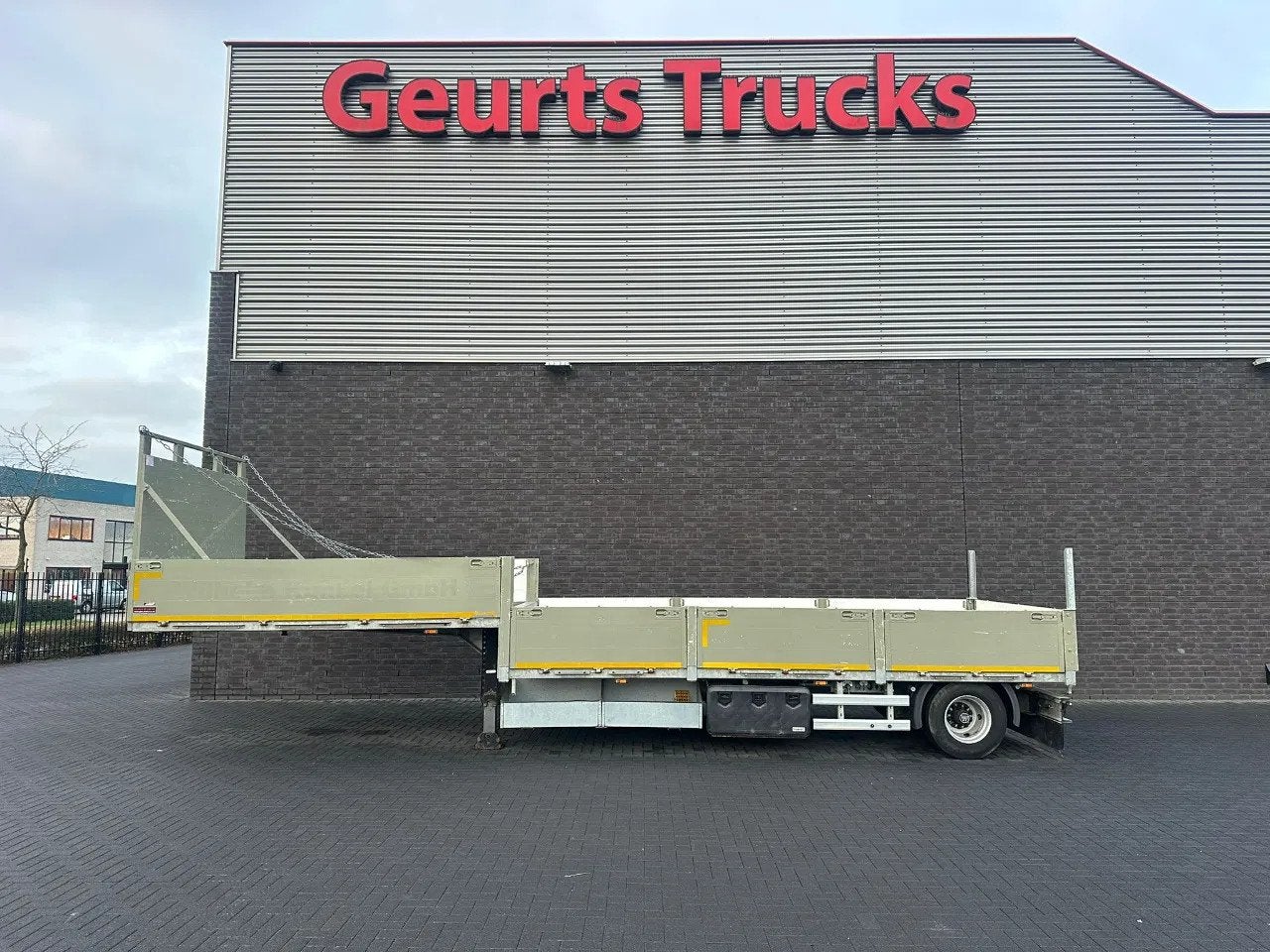 Ackermann SEMIE PS-F 10 SEMIE/LOWLAODER/TIEFLADER (bj 2017), Overige brandstoffen, Bedrijf, Aanhangers en Opleggers, Te koop
