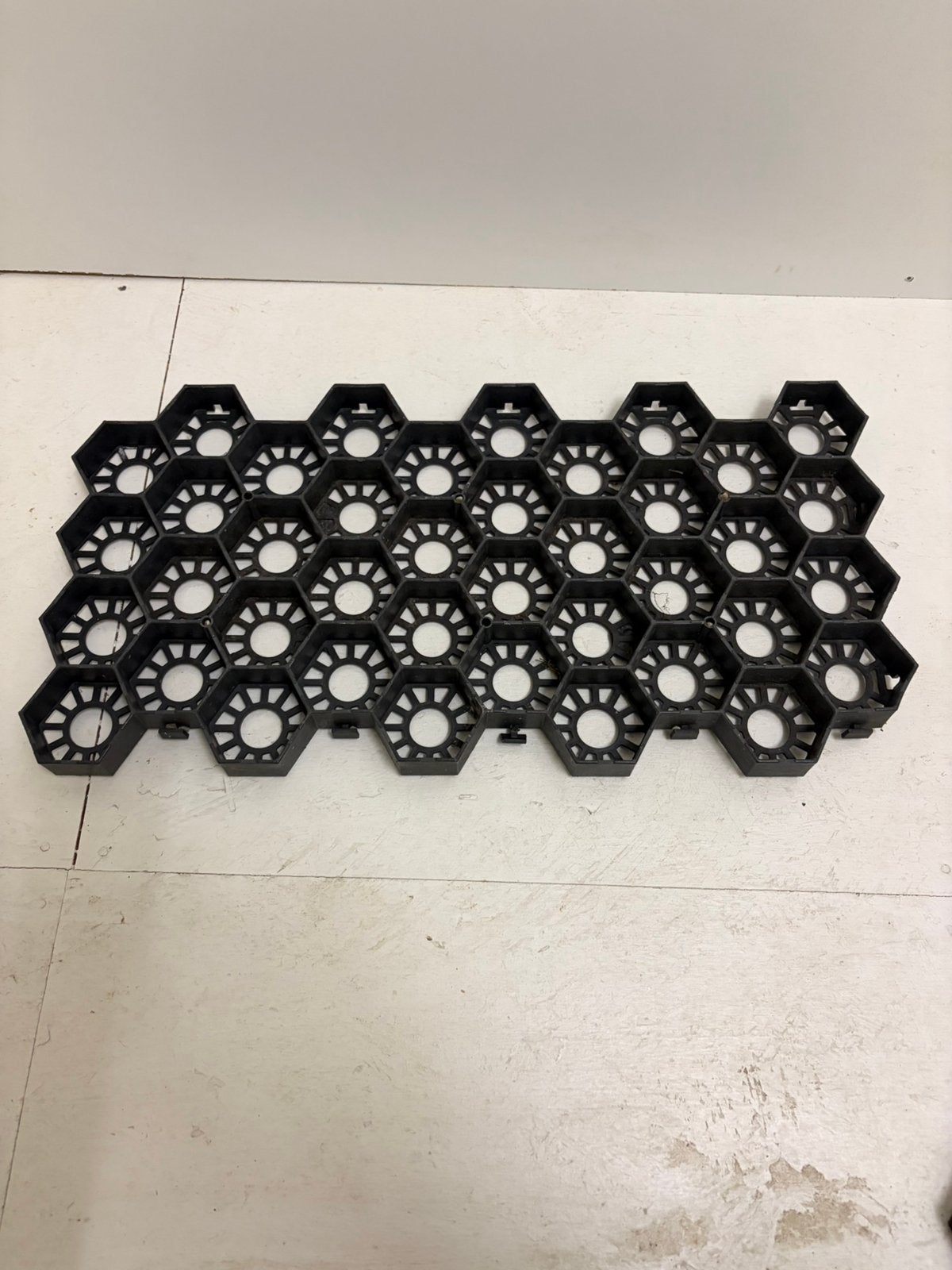 Grindplaten zwart 65x33cm 23 stuks, Ophalen, Zo goed als nieuw