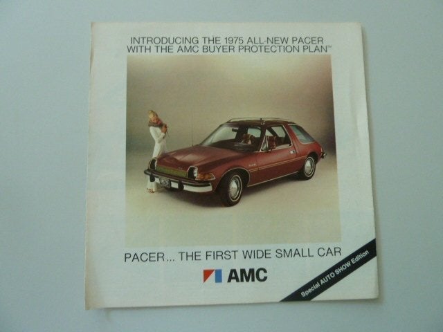 1975 AMC American Motors Pacer Brochure USA, Ophalen of Verzenden, Gelezen, Overige merken