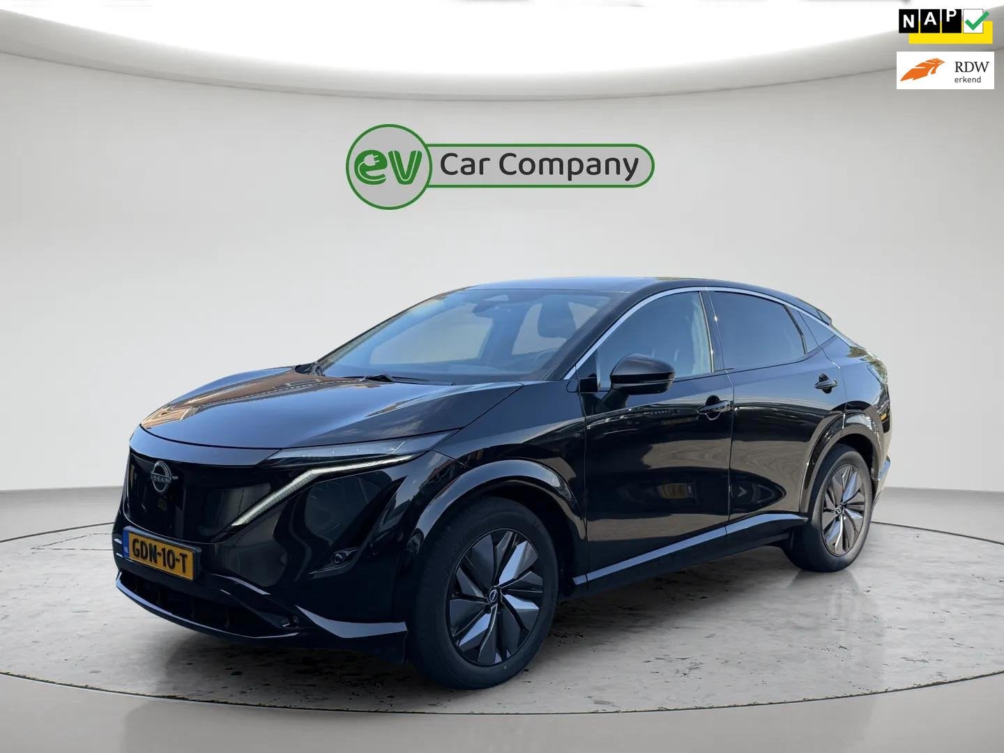 Nissan Ariya Advance 91 kWh | SOH 98% | Trekhaak | 360 Camer, Auto's, Gebruikt, 750 kg, Zwart, Ariya