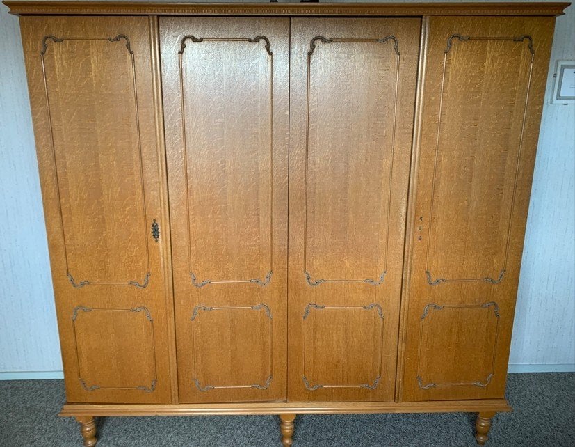 Oude kleerkast, Huis en Inrichting, Kasten | Kledingkasten, Ophalen, Gebruikt, Klassiek, 50 tot 100 cm