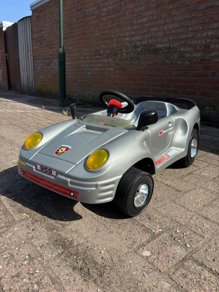 Gave trapauto Porsche 959 kids, Ophalen of Verzenden, Zo goed als nieuw, Auto's