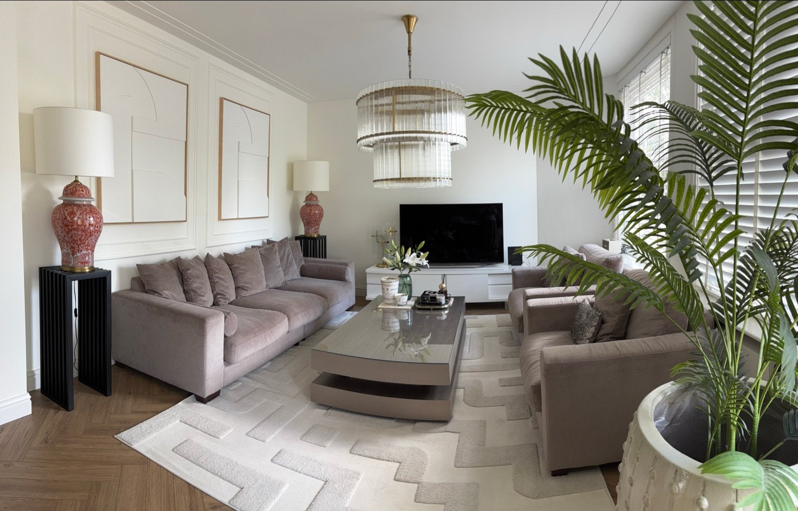 Luxe 3-zits bank en 2 fauteuils - Zo goed als nieuw, Ophalen, 75 tot 100 cm, Zo goed als nieuw, Stof