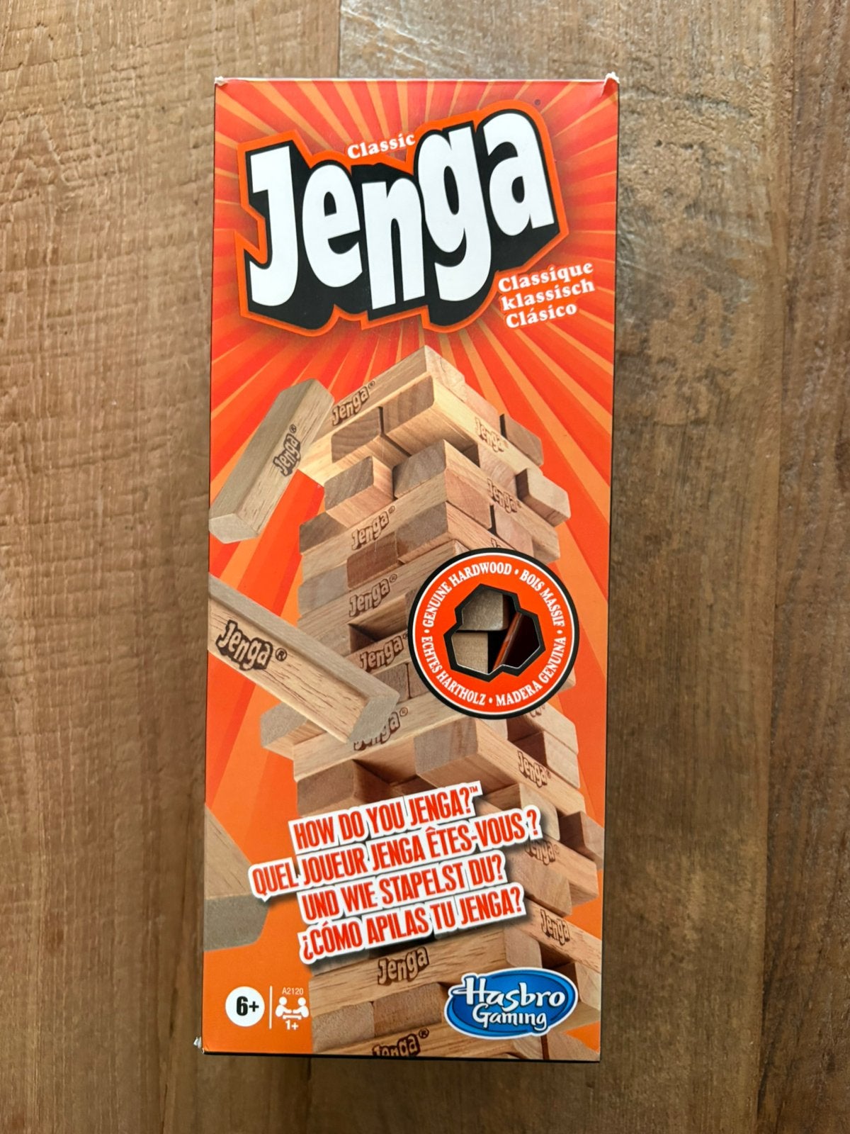 Jenga van Hasbro, Hobby en Vrije tijd, Ophalen of Verzenden, Zo goed als nieuw