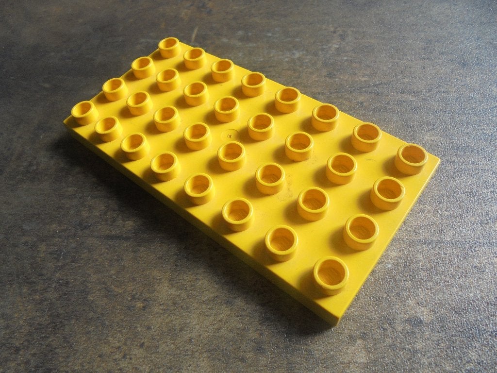 Lego Duplo Baseplate 4x8 (zie foto's) 21, Ophalen of Verzenden, Gebruikt, Losse stenen, Duplo