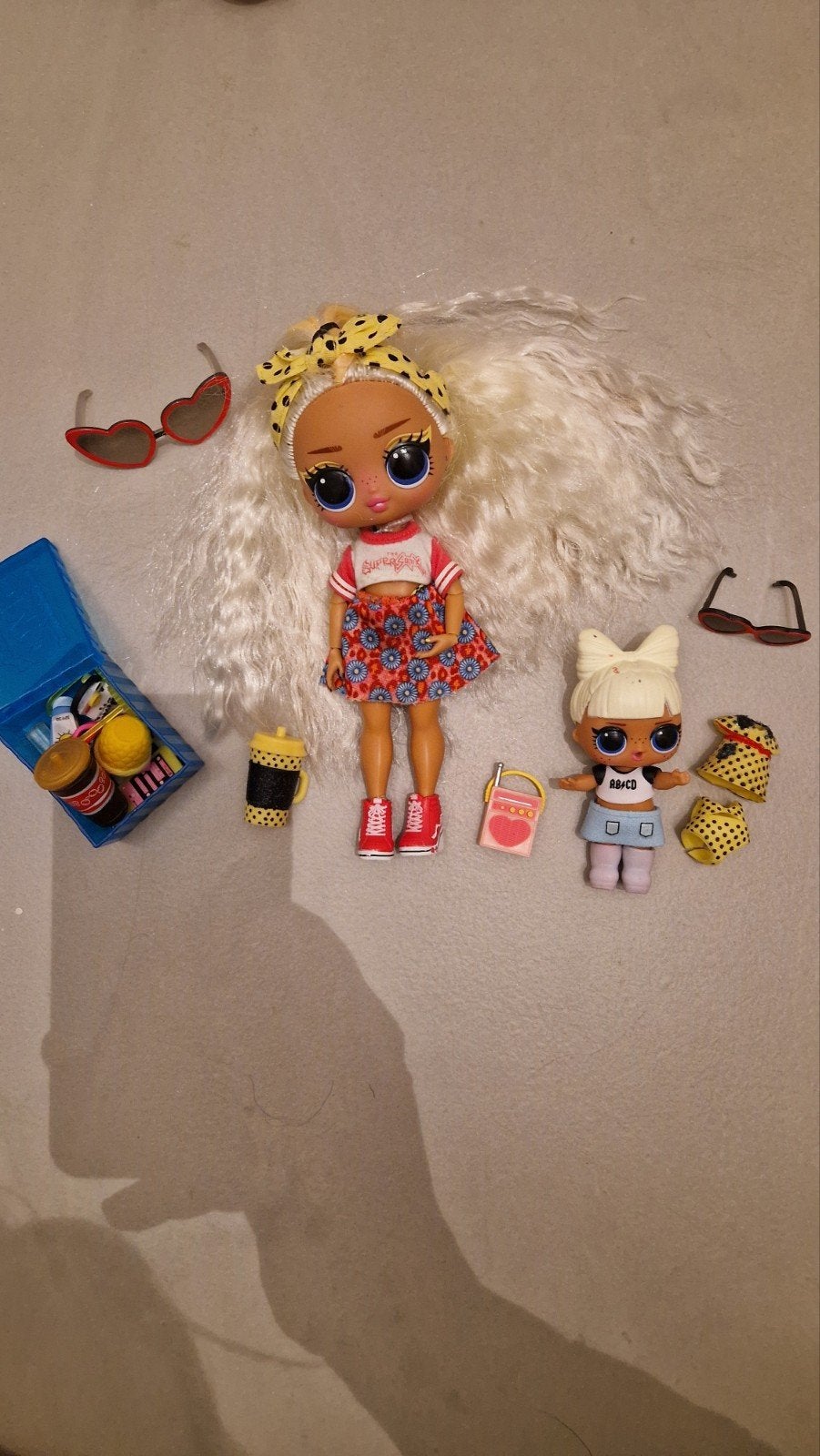 LOL Surprise OMG en kleine pop met accessoires, Ophalen of Verzenden, Gebruikt, Overige typen