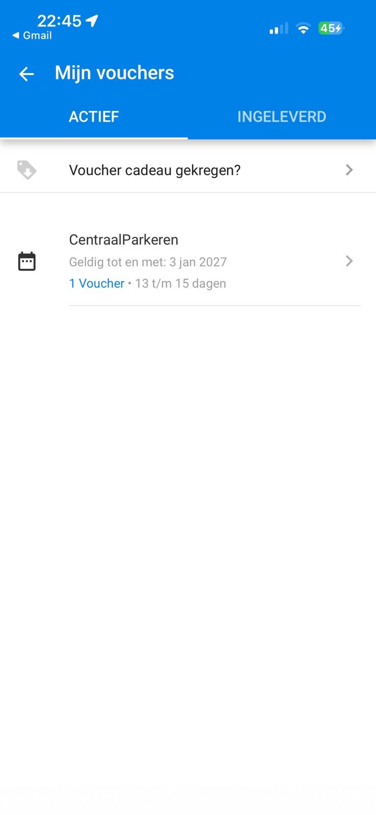 Socieldeal parkeervoucher, Tickets en Kaartjes, Twee personen, Overige soorten