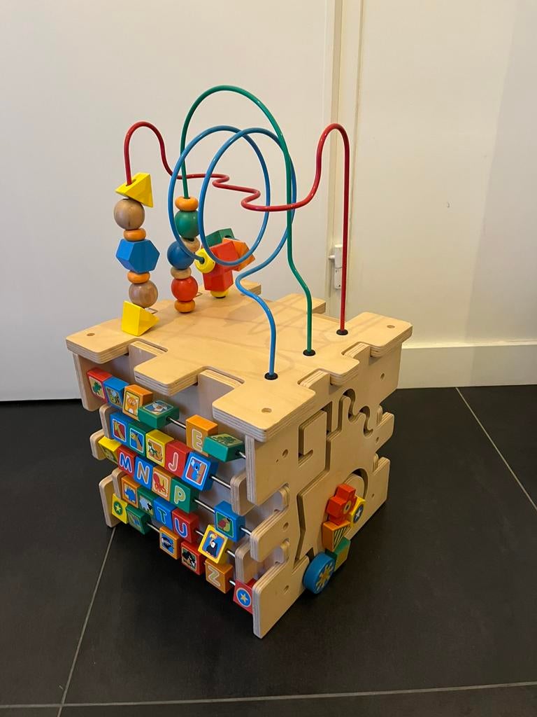 Houten educatief speelgoed – activiteitenbord voor peuters, Ophalen, Gebruikt
