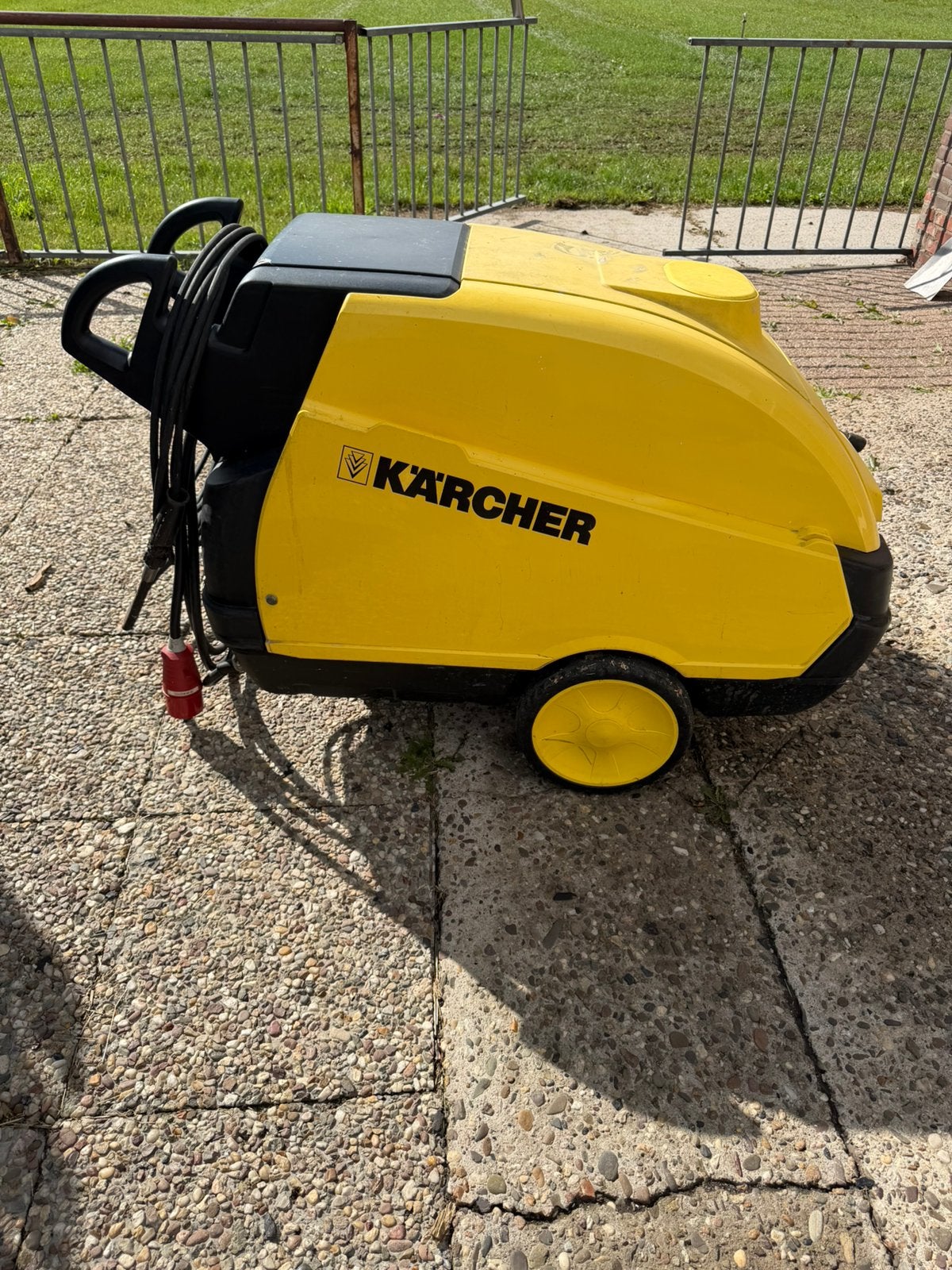 Karcher hogedruk reiniger warm water eco elektriche gestookt, Tuin en Terras, Hogedrukreinigers, Ophalen, Zo goed als nieuw, Elektrisch