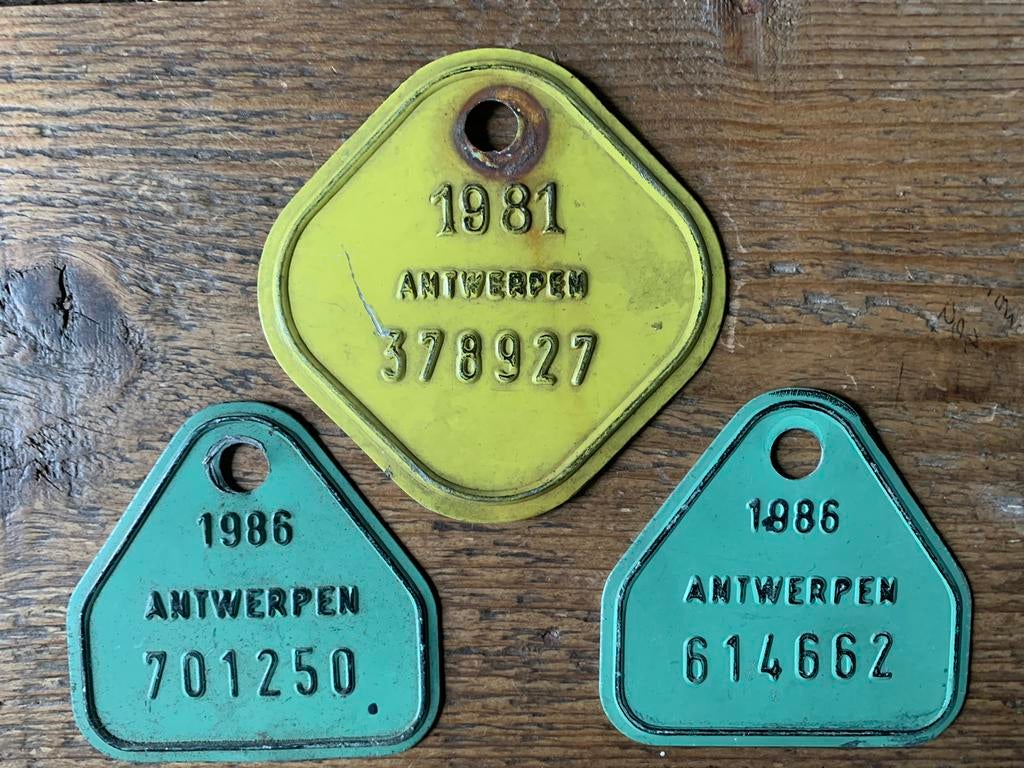 Vlaamse Rijwiel plaatjes, Ophalen of Verzenden
