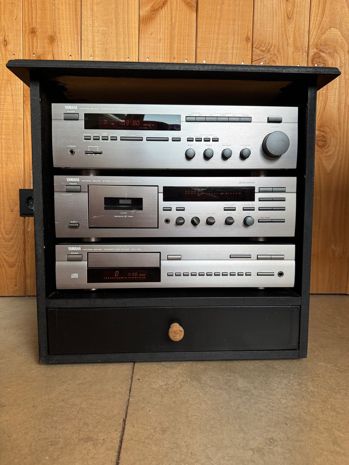 Yamaha Receiver, Cassette Deck, CD Player Set, Cassettedeck, Losse componenten, Zo goed als nieuw, Ophalen