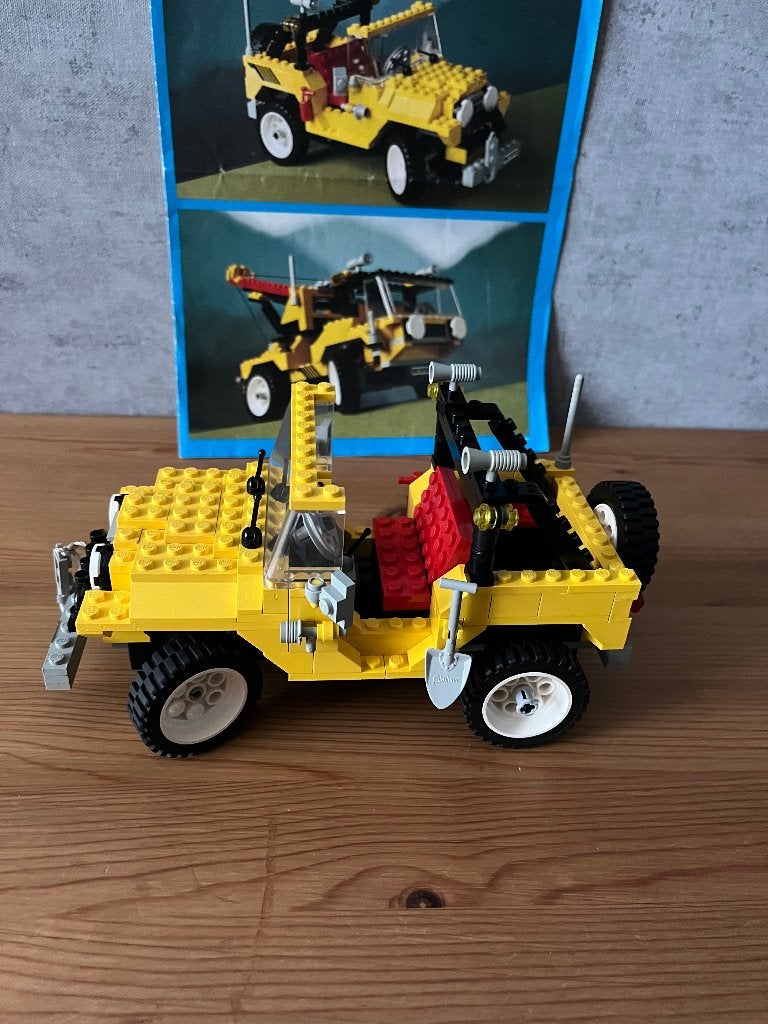 Lego Vintage Modelteam 5510 Jeep en Kraanwagen, Kinderen en Baby's, Speelgoed | Duplo en Lego, Gebruikt, Lego, Compleet, Ophalen of Verzenden